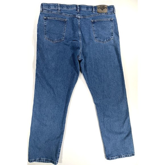 Wrangler Relaxed Fit Jeans for Men, Size 44x32 - Blue - Picture 2 of 9